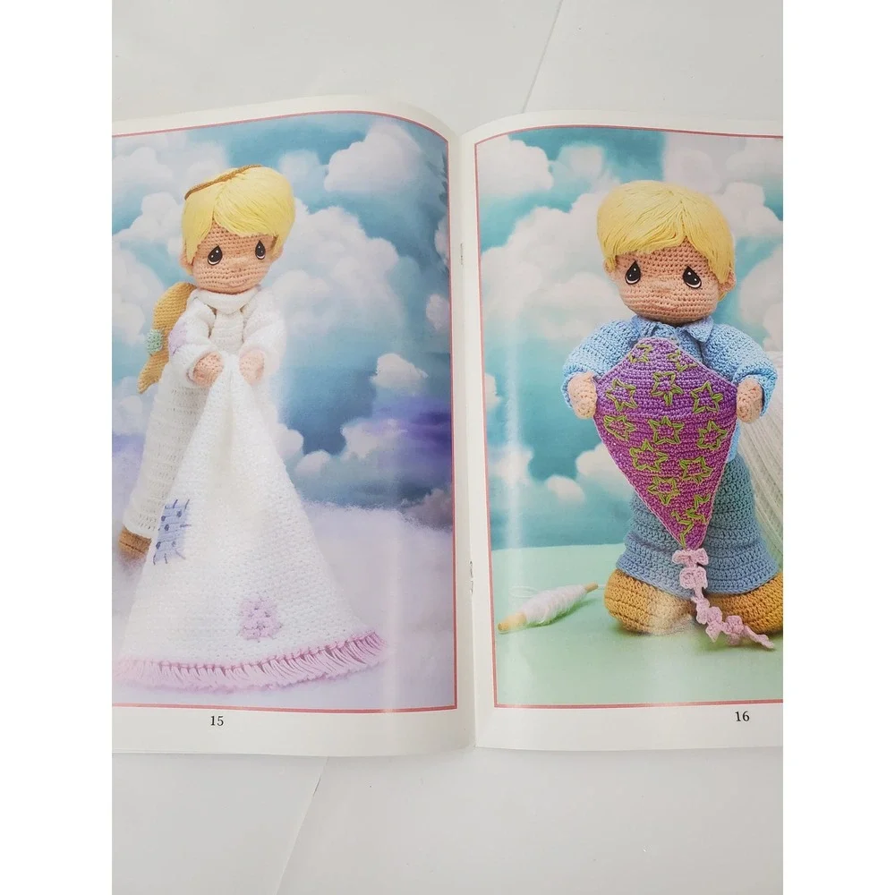 Precious Moments Miniatures Crochet Pattern Booklet Leisure Arts 3340 8.5
